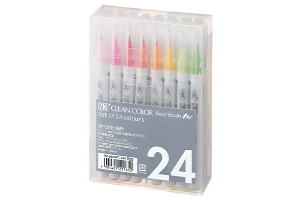 ZIG クリーンカラーリアルブラッシュ 24色セット