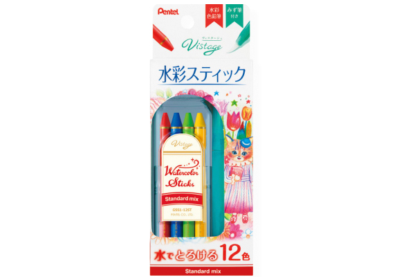 ヴィスタージュ 水彩スティック スタンダードミックス