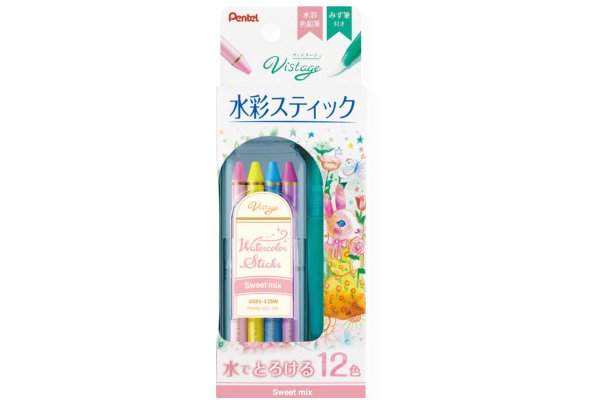 ヴィスタージュ 水彩スティック スイートミックス